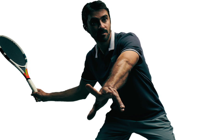 male tennis player image
